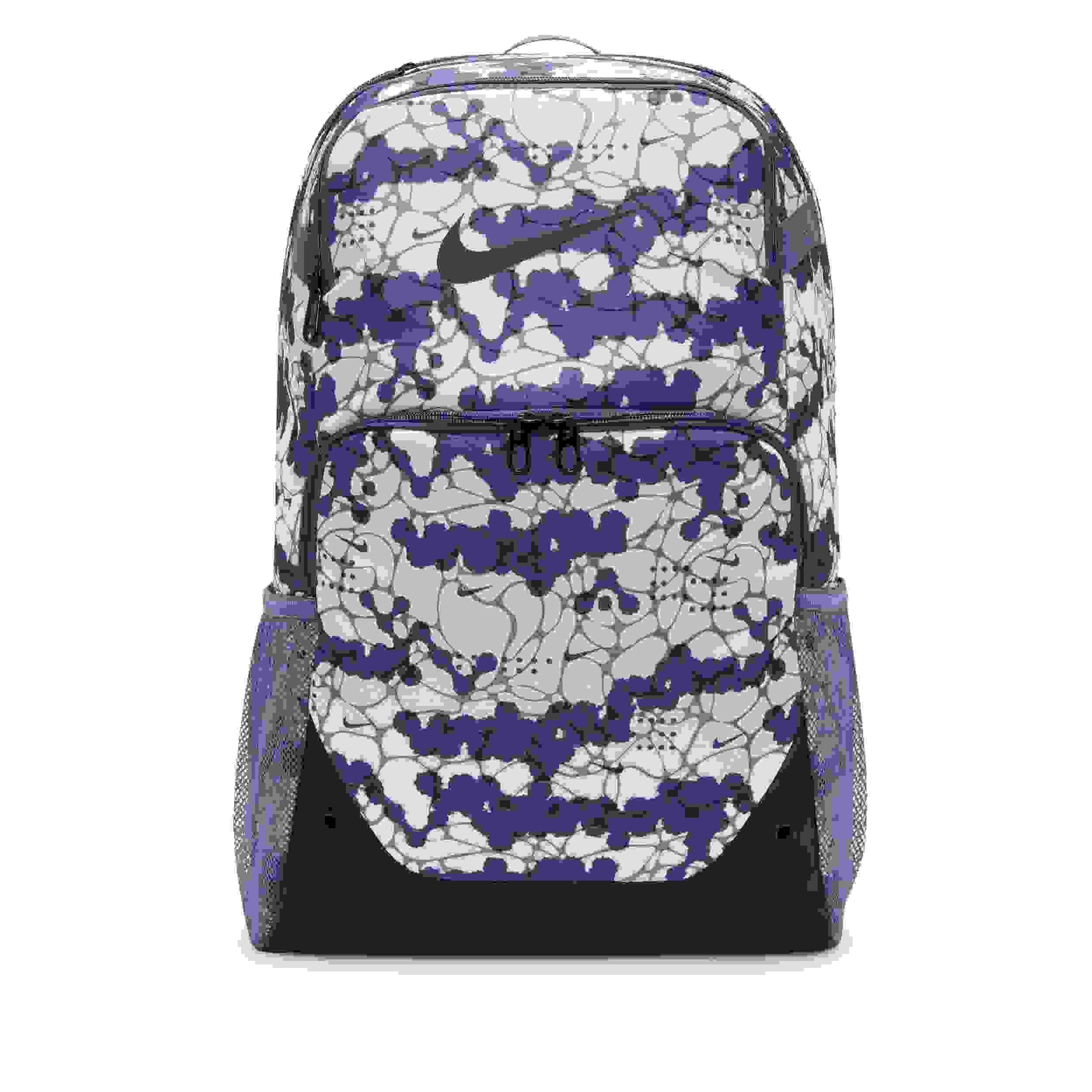 Nike Brasilia Extra Large All Over Print Diffused Blue/Black/Black Backpack